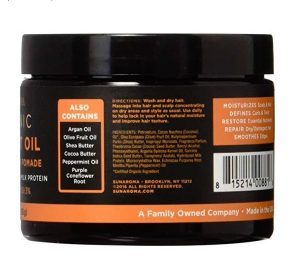 Sunaroma Organic Coconut Oil Hair Pomade (5.5 oz) - Image 2