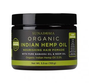 Sunaroma Organic Hair Pomades (Indian Hemp Oil)