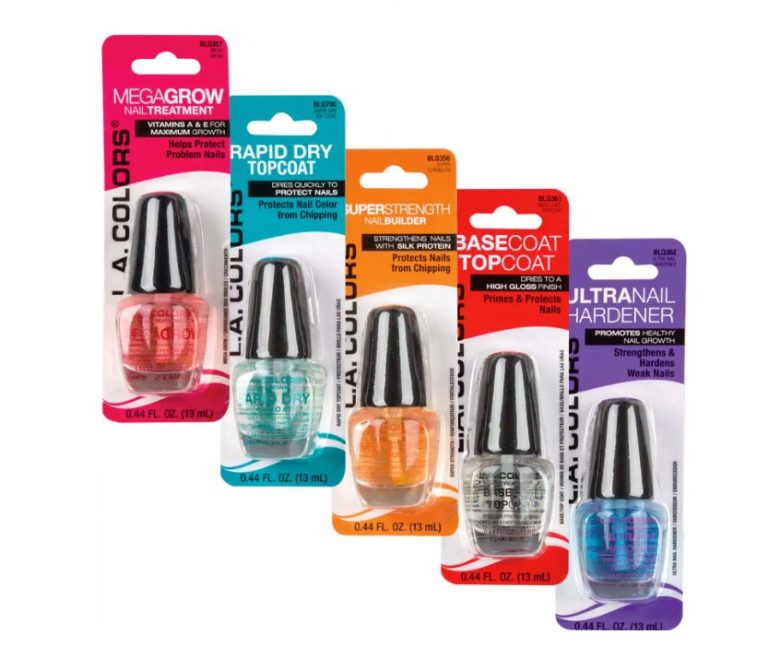 Nails Professional Series, Nail Hardener, Base & Top Coat, L.A. Colors