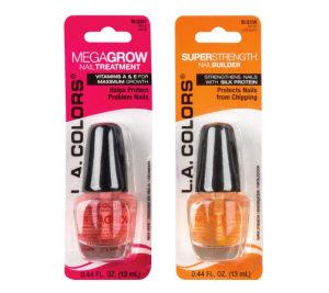Nails Professional Series, Nail Hardener, Base & Top Coat, L.A. Colors - Image 3