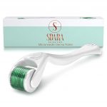 Derma Roller Cosmetic Microdermabrasion Instrument For Face, 540 Titanium Micro Needle