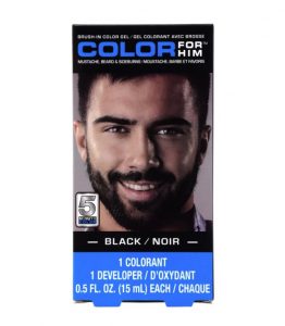 Hair Color - Men's Black Brush-In Hair Gel Coloring Kits - Image 3