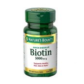 Hair, Skin & Nail - Nature's Bounty Biotin 5000 mcg, 60 Quick Dissolve Tablets