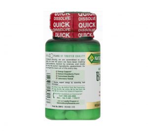 Hair, Skin & Nail - Nature's Bounty Biotin 5000 mcg, 60 Quick Dissolve Tablets