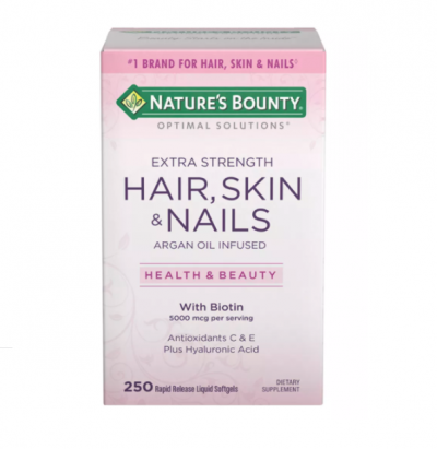 Nature's Bounty Hair, Skin and Nails Extra Strength Vitamins, 250 ct. - 1