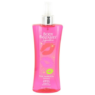 Body Fantasies Signature Pink Vanilla Kiss Fantasy Perfume By Parfums De Coeur Body Spray