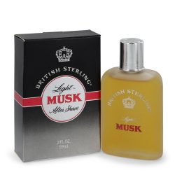 British Sterling Light Musk Cologne By Dana After Shave