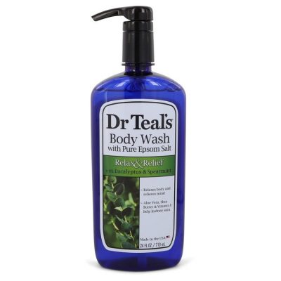 Dr Teal's Body Wash With Pure Epsom Salt Perfume By Dr Teal's Relax & Relief Body Wash with Eucalyptus & Spearmint
