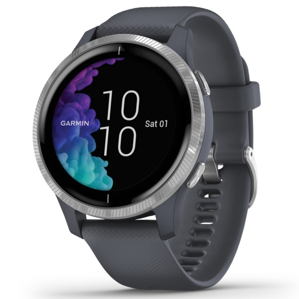 Garmin 010-02173-01 Venu GPS Smartwatch (Blue Granite with Silver Hardware) Garmin 010-02173-01 Venu GPS Smartwatch (Blue Granite with Silver Hardware)