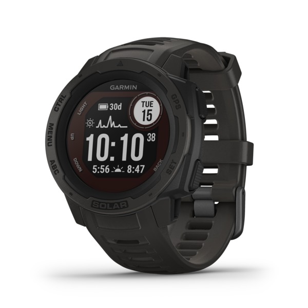 Garmin 010-02293-10 Instinct Solar GPS Smartwatch (Graphite) Garmin 010-02293-10 Instinct Solar GPS Smartwatch (Graphite)