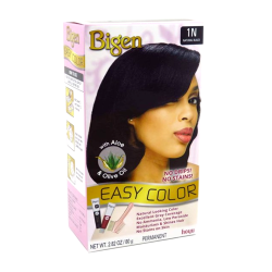 Bigen EZ - Easy Color Permanent Hair Dye with Aloe and Olive Oil - For Women - 1N