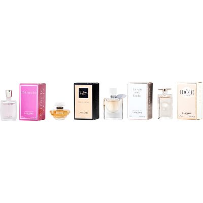 4 Piece Mini Variety With La Vie Est Belle & Tresor & Miracle & Idole And All Are Eau De Parfum Minis - Lancome Variety By Lancome