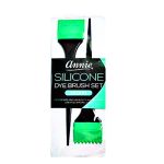 Annie 2962 Silicone Dye Brush Set Md Teal.