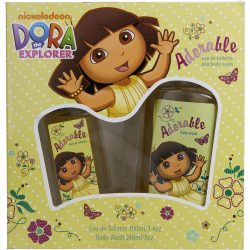 Adorable Edt Spray 3.4 Oz & Body Wash 8 Oz - Dora The Explorer By Compagne Europeene Parfums
