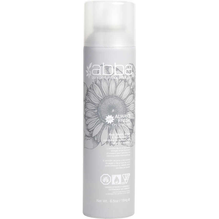 Always Fresh Dry Shampoo 6.5 Oz (New Packaging) - Abba By Abba Pure & Natural Hair Care Always Fresh Dry Shampoo 6.5 Oz (New Packaging) - Abba By Abba Pure & Natural Hair Care