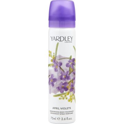 April Violets Body Spray 2.6 Oz (New Packaging) - Yardley By Yardley