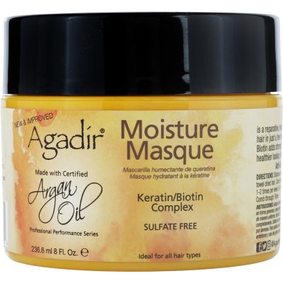 Argan Oil Keratin Protein Moisture Masque- Sulfate Free 8 Oz - Agadir By Agadir