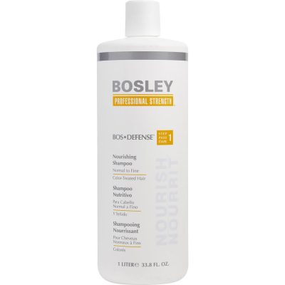 Bos Defense Nourishing Shampoo Normal To Fine Color Treated Hair  33.8 Oz - Bosley By Bosley