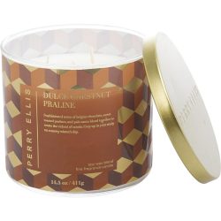Candle 14.5 Oz - Perry Ellis Dulce Chestnut Praline By Perry Ellis