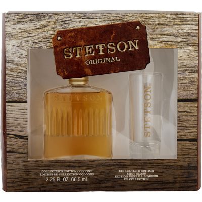 Cologne 2.25 Oz (Edition Collector'S Bottle) & Shot Glass - Stetson By Coty