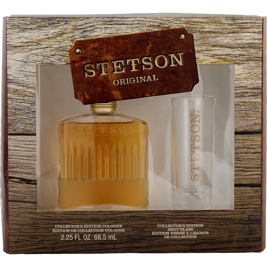 Cologne 2.25 Oz (Edition Collector'S Bottle) & Shot Glass - Stetson By Coty Cologne 2.25 Oz (Edition Collector'S Bottle) & Shot Glass - Stetson By Coty