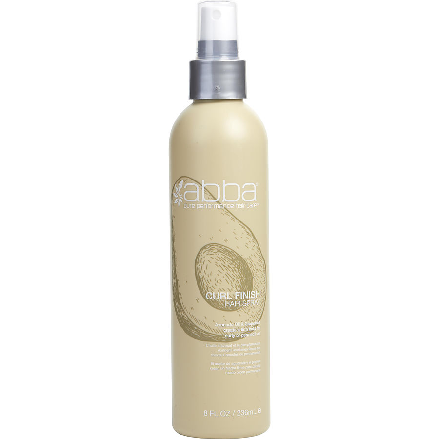 Curl Finish Spray 8 Oz (New Packaging) - Abba By Abba Pure & Natural Hair Care Curl Finish Spray 8 Oz (New Packaging) - Abba By Abba Pure & Natural Hair Care