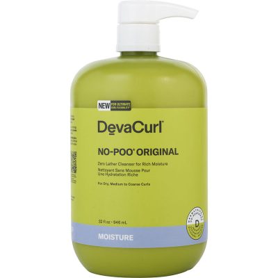 Curl No Poo Original Zero Lather Conditioning Cleanser 32 Oz (Packaging May Vary) - Deva By Deva Concepts
