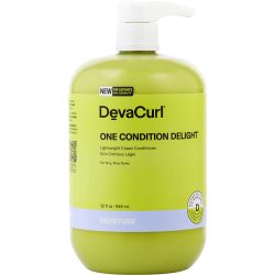 Curl One Condition Delight Lightweight Cream Conditioner 32 Oz - Deva By Deva Concepts