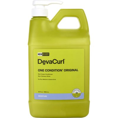 Curl One Condition Original Rich Cream Conditioner 64 Oz - Deva By Deva Concepts
