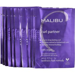 Curl Partner Box Of 12 (0.17 Oz Packets) - Malibu Hair Care By Malibu Hair Care
