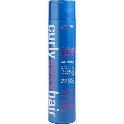 Curly Sexy Hair Sulfate-Free Curl Defining Shampoo 10.1 Oz (Packaging May Vary) - Sexy Hair By Sexy Hair Concepts