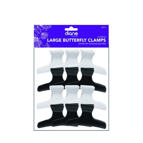 DIANE-13-BUTTERFLY-CLAMP-LG-12PK Diane 13 Butterfly Clamp-Lg 12Pk - Image 1