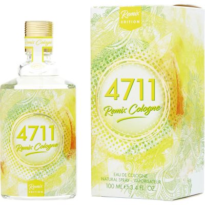 Eau De Cologne Spray 3.4 Oz (2020 Lemon Limited Edition) - 4711 Remix Cologne By 4711