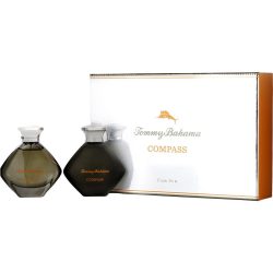 Eau De Cologne Spray 3.4 Oz & Aftershave Balm 3.4 Oz - Tommy Bahama Compass By Tommy Bahama