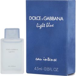 Eau De Parfum 0.15 Oz Mini - D & G Light Blue Eau Intense By Dolce & Gabbana