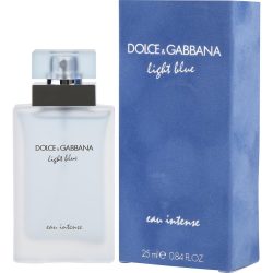 Eau De Parfum Spray 0.84 Oz - D & G Light Blue Eau Intense By Dolce & Gabbana