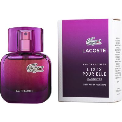 Eau De Parfum Spray 0.85 Oz - Lacoste Eau De Lacoste L.12.12 Pour Elle Magnetic By Lacoste