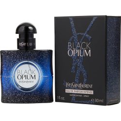 Eau De Parfum Spray 1 Oz - Black Opium Intense By Yves Saint Laurent