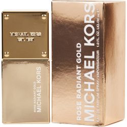 Eau De Parfum Spray 1 Oz (Gold Collection) - Michael Kors Rose Radiant Gold By Michael Kors
