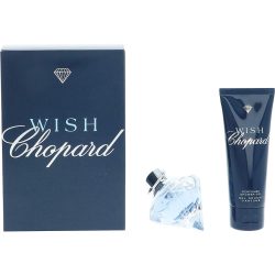 Eau De Parfum Spray 1 Oz & Hair And Body Shampoo 2.5 Oz - Wish By Chopard