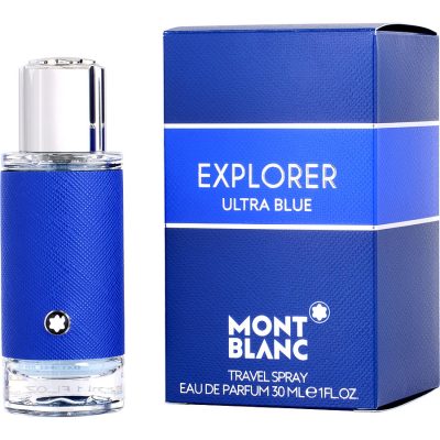 Eau De Parfum Spray 1 Oz - Mont Blanc Explorer Ultra Blue By Mont Blanc