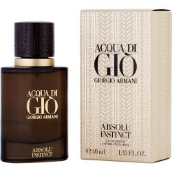 Eau De Parfum Spray 1.35 Oz - Acqua Di Gio Absolu Instinct By Giorgio Armani