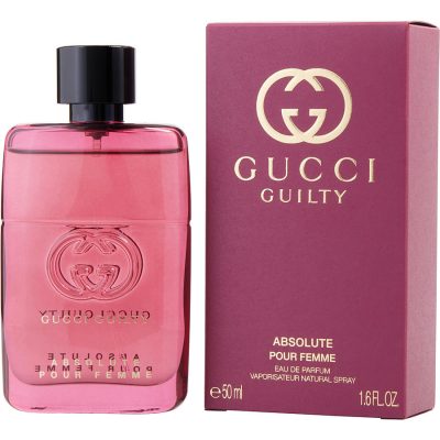 Eau De Parfum Spray 1.6 Oz - Gucci Guilty Absolute Pour Femme By Gucci