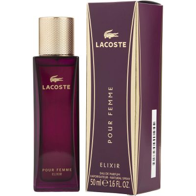 Eau De Parfum Spray 1.6 Oz - Lacoste Pour Femme Elixir By Lacoste