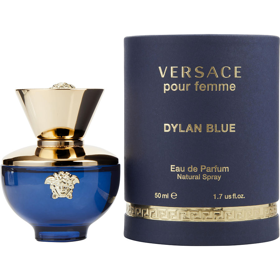 Eau De Parfum Spray 1.7 Oz - Versace Dylan Blue By Gianni Versace Eau De Parfum Spray 1.7 Oz - Versace Dylan Blue By Gianni Versace