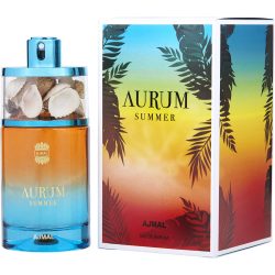 Eau De Parfum Spray 2.5 Oz - Ajmal Aurum Summer By Ajmal