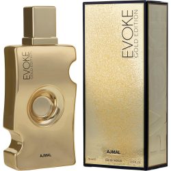 Eau De Parfum Spray 2.5 Oz - Ajmal Evoke Gold By Ajmal