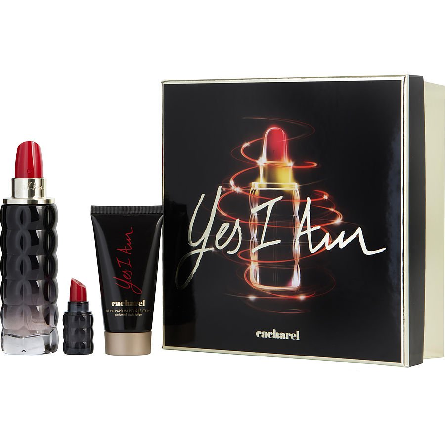 Eau De Parfum Spray 2.5 Oz & Body Lotion 1.7 Oz & Eau De Parfum 0.16 Oz Mini - Yes I Am By Cacharel Eau De Parfum Spray 2.5 Oz & Body Lotion 1.7 Oz & Eau De Parfum 0.16 Oz Mini - Yes I Am By Cacharel
