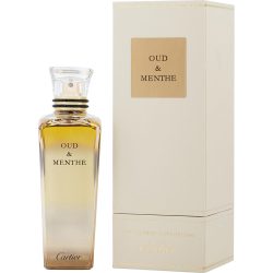 Eau De Parfum Spray 2.5 Oz - Cartier L'Heures Voyageuses Oud & Mint By Cartier