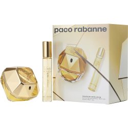 Eau De Parfum Spray 2.7 Oz & Eau De Parfum Spray 0.68 Oz (Travel Offer) - Paco Rabanne Lady Million By Paco Rabanne